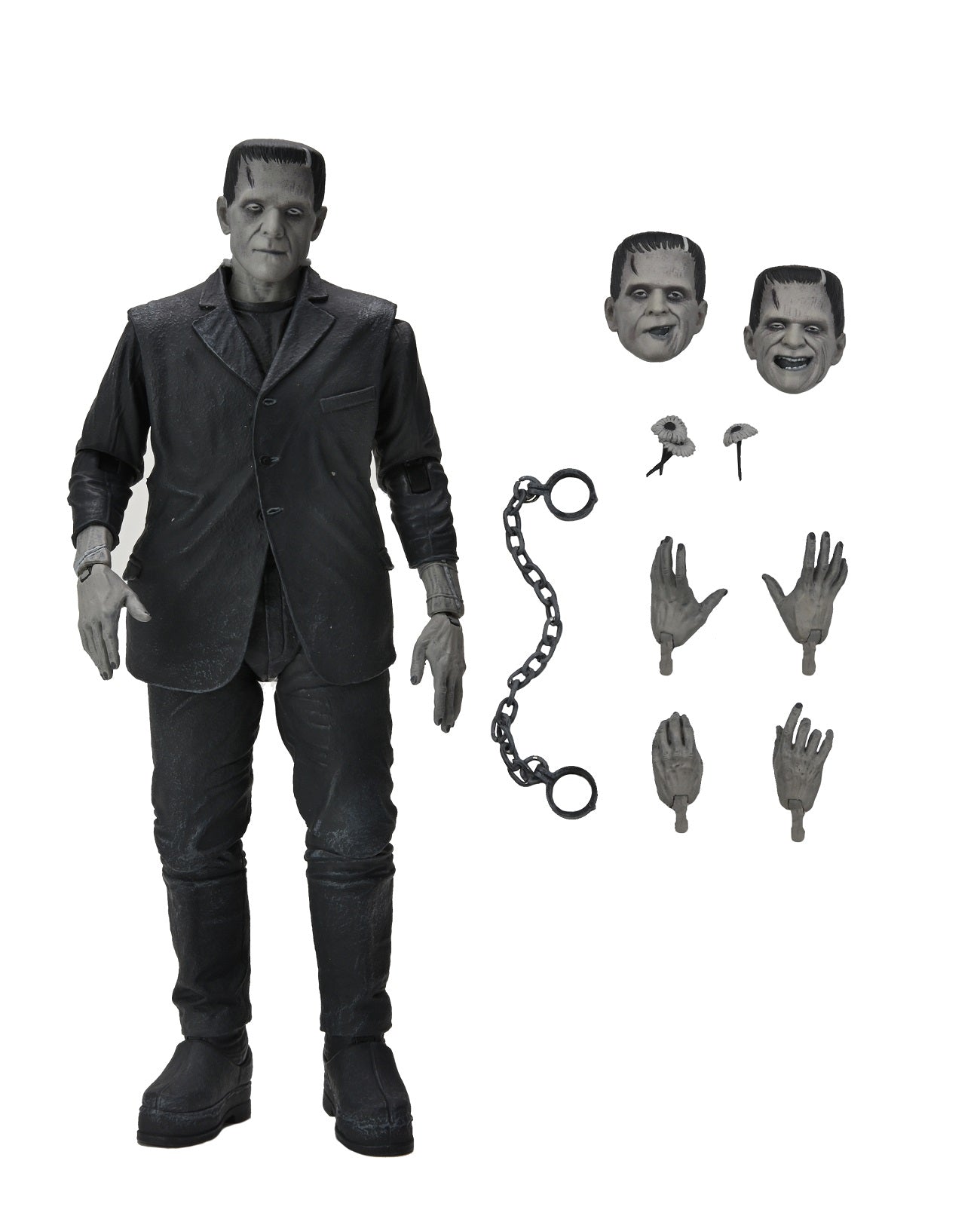 Universal Monsters Actionfigur Ultimate Frankenstein's Monster (Bride of Frankenstein) (S/W) 18 cm