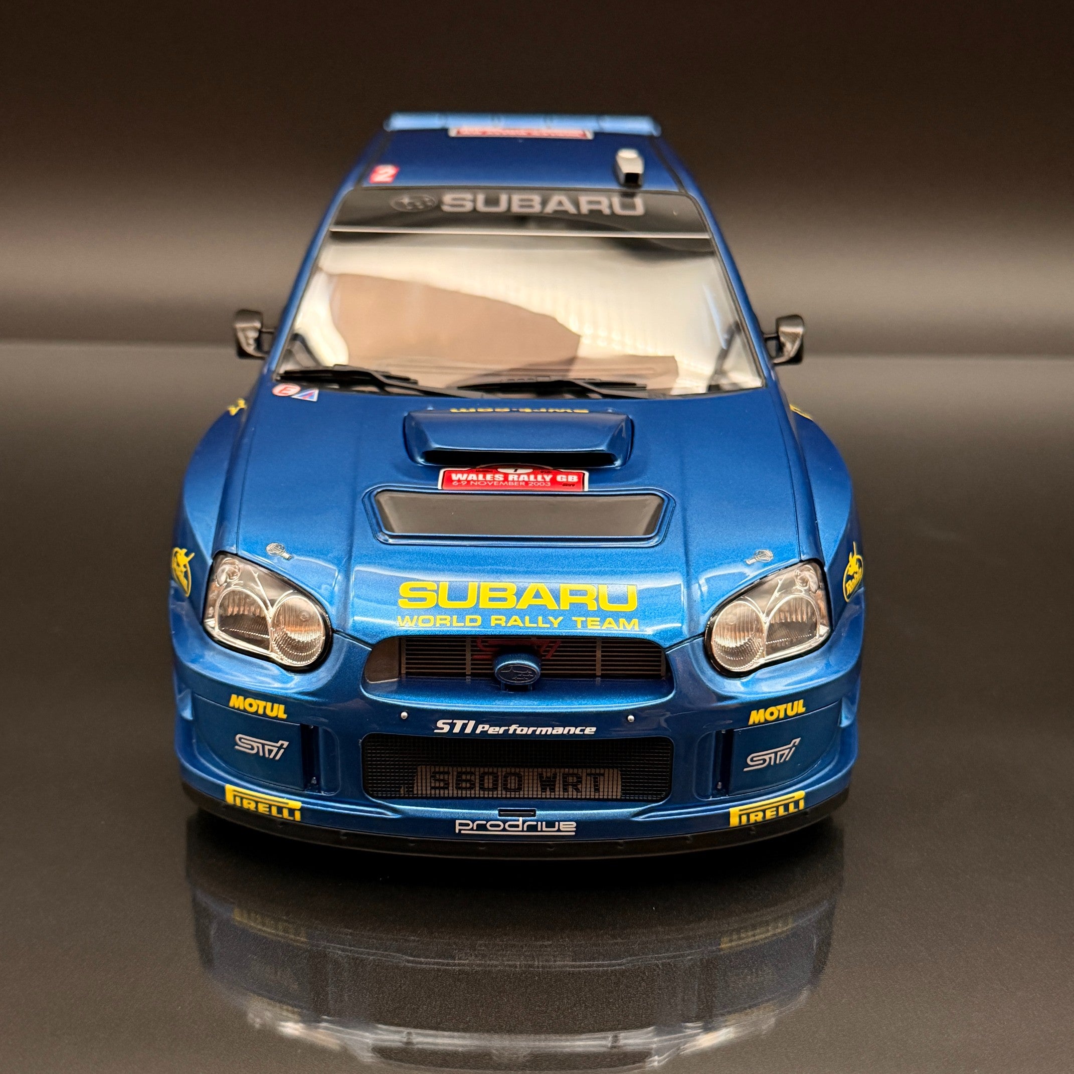 Subaru Impreza S9 WRC 2003 Solberg Wales Rally 1:12 OTTO G092 Blue Model