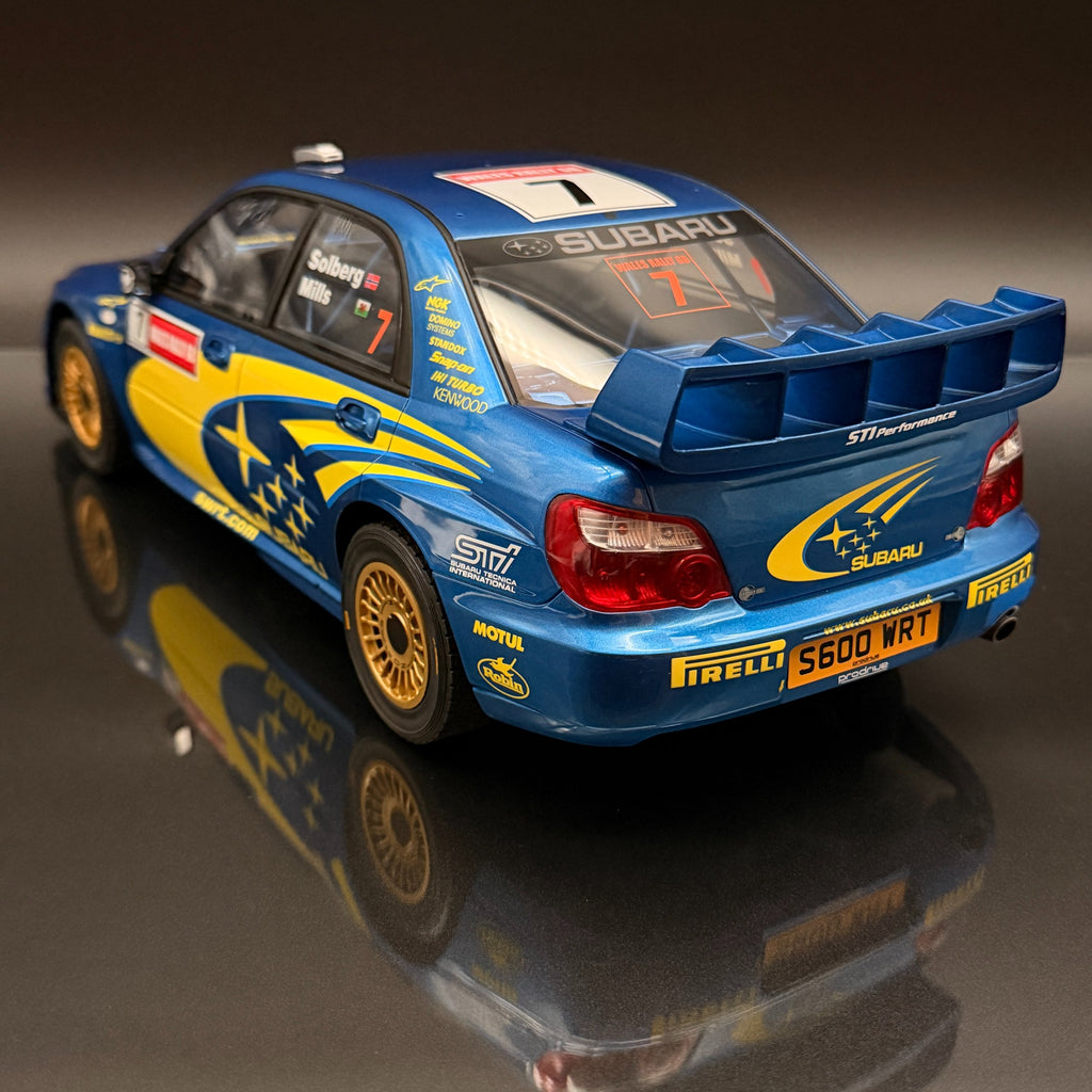Subaru Impreza S9 WRC 2003 Solberg Wales Rally 1:12 OTTO G092 Blue Model