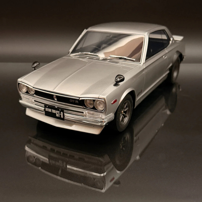 Nissan Skyline 2000 GT-R KPGC10 1971 Argent 1:12 OTTO G094 Modèle Classique