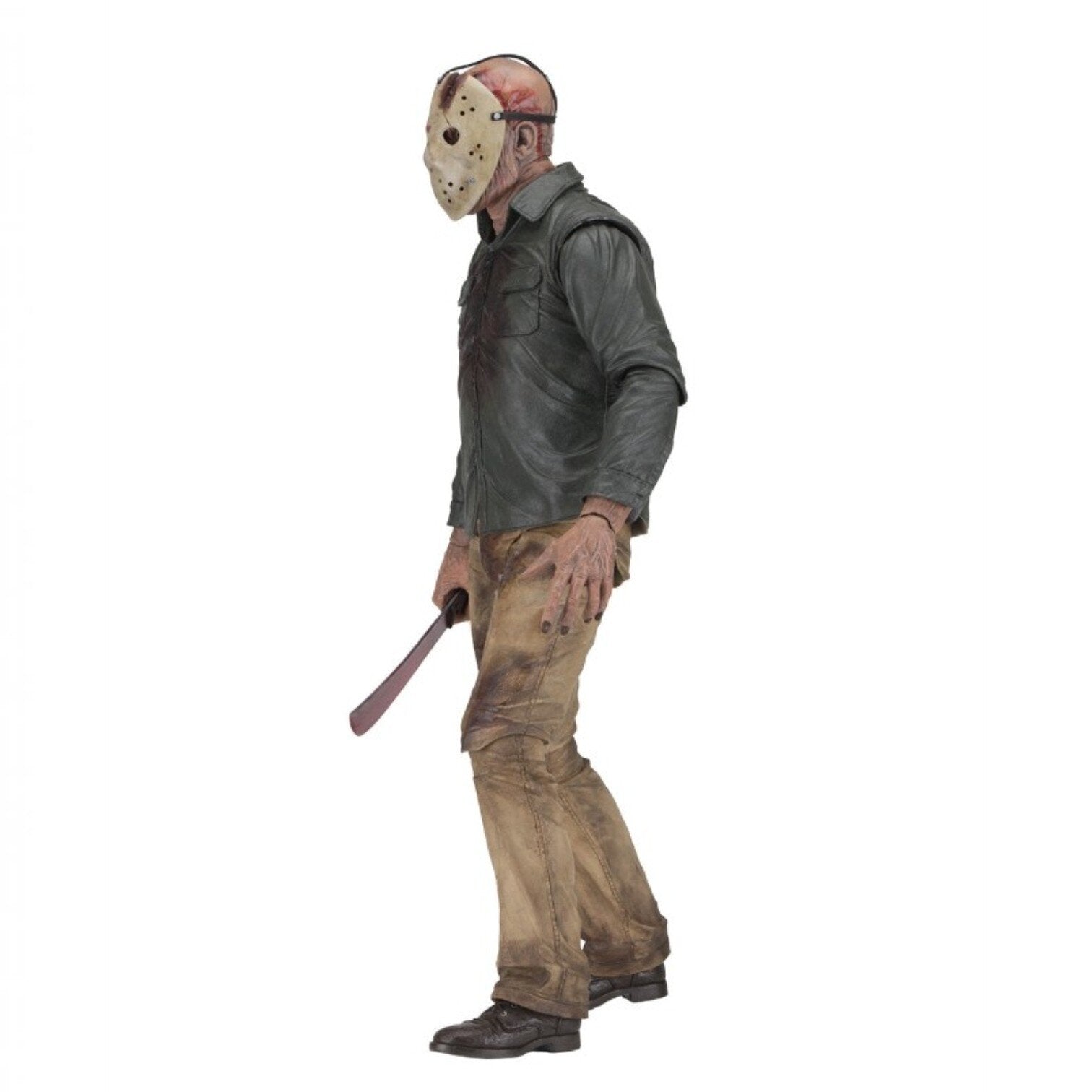 Viernes 13: El capítulo final Figura de acción 1/4 Jason de 46cm de NECA (Muestra de exhibición - Caja abierta)