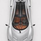Pagani Huayra Codalunga – Grigio Montecarlo Semi Mate Edición Limitada (100 pzas) con Vitrina Escala 1:18 de BBR Models