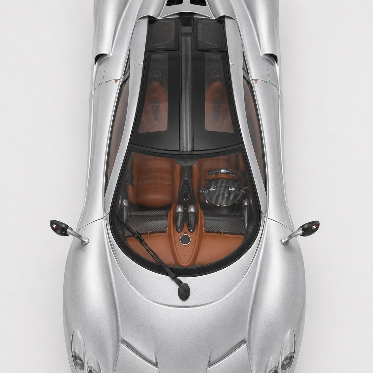 Pagani Huayra Codalunga – Grigio Montecarlo Semi Mate Edición Limitada (100 pzas) con Vitrina Escala 1:18 de BBR Models