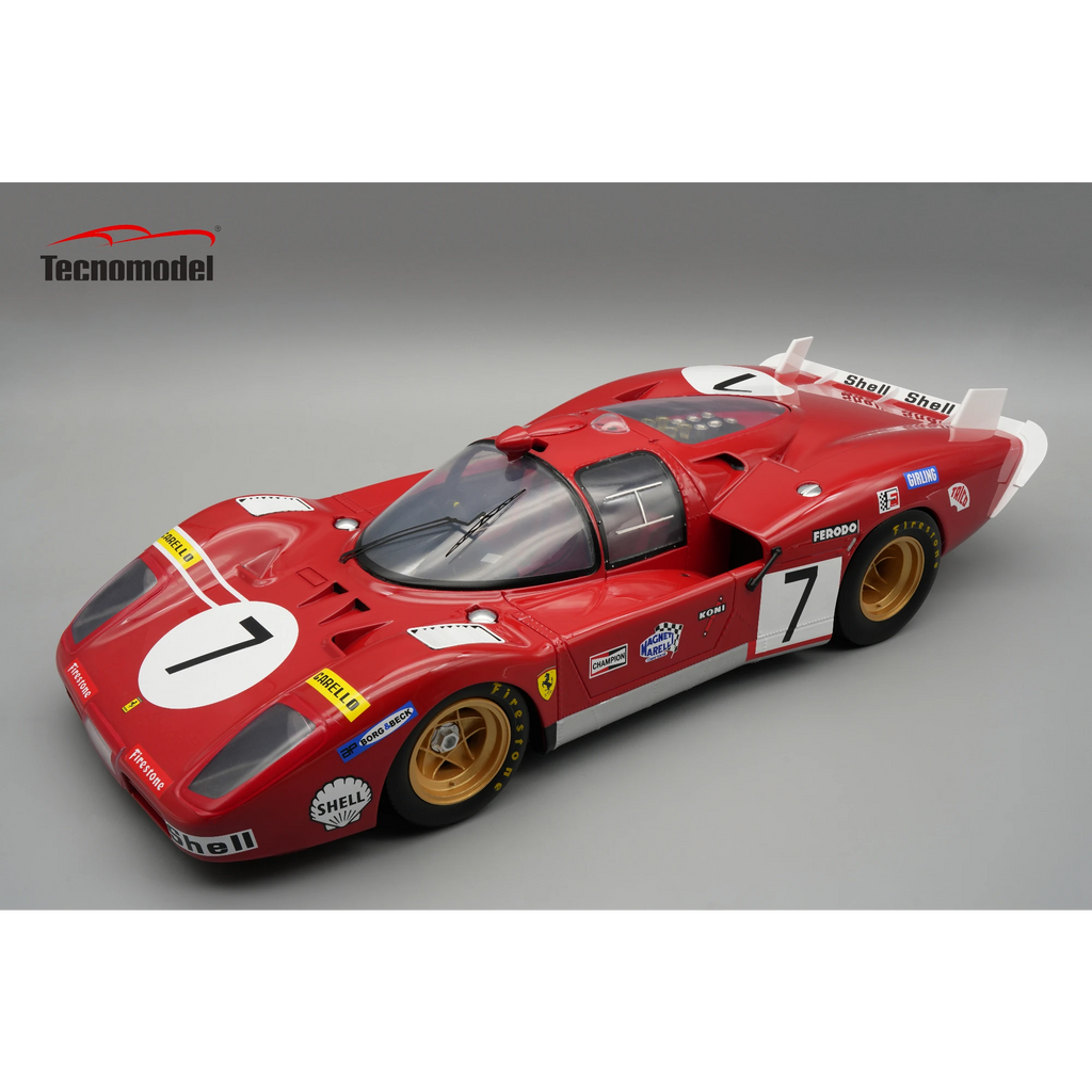 Ferrari 512 S Langheck SEFAC #7 – 24 Stunden von Le Mans 1970 (Bell / Peterson) Limitierte Auflage Maßstab 1:12