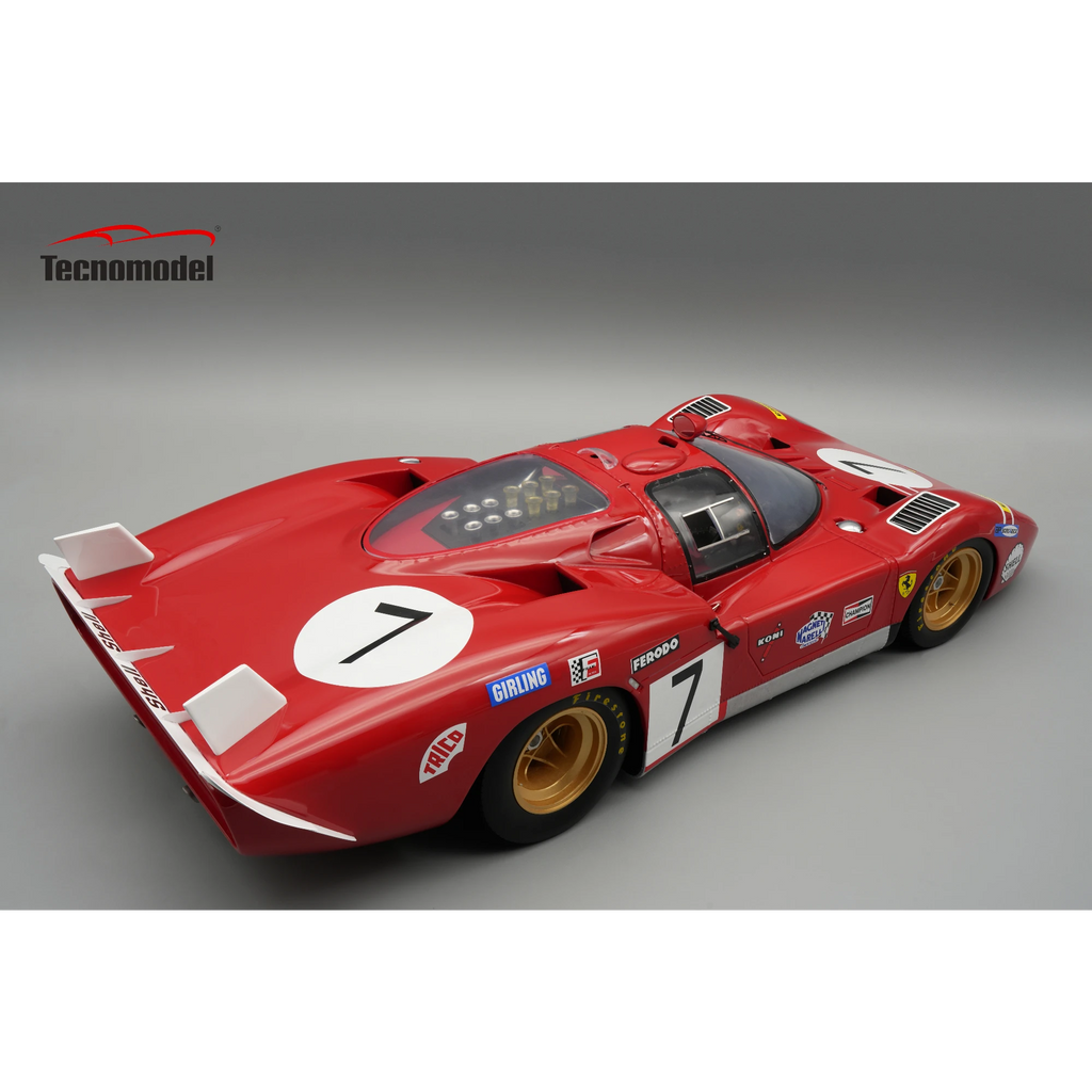Ferrari 512 S Langheck SEFAC #7 – 24 Stunden von Le Mans 1970 (Bell / Peterson) Limitierte Auflage Maßstab 1:12