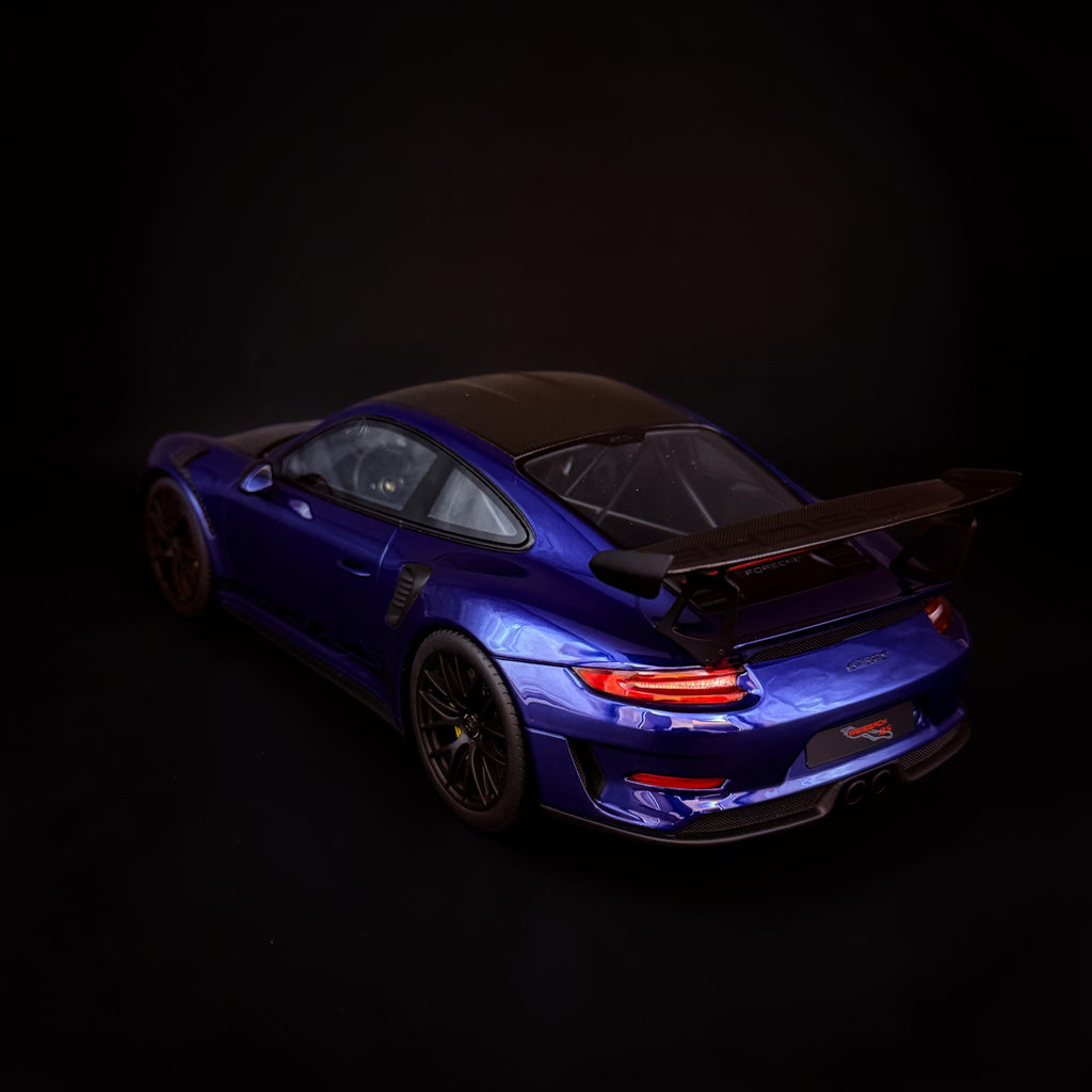 Porsche 911 (991 II) GT3 RS Weissach Paket 2018 San Marino blau 1/18