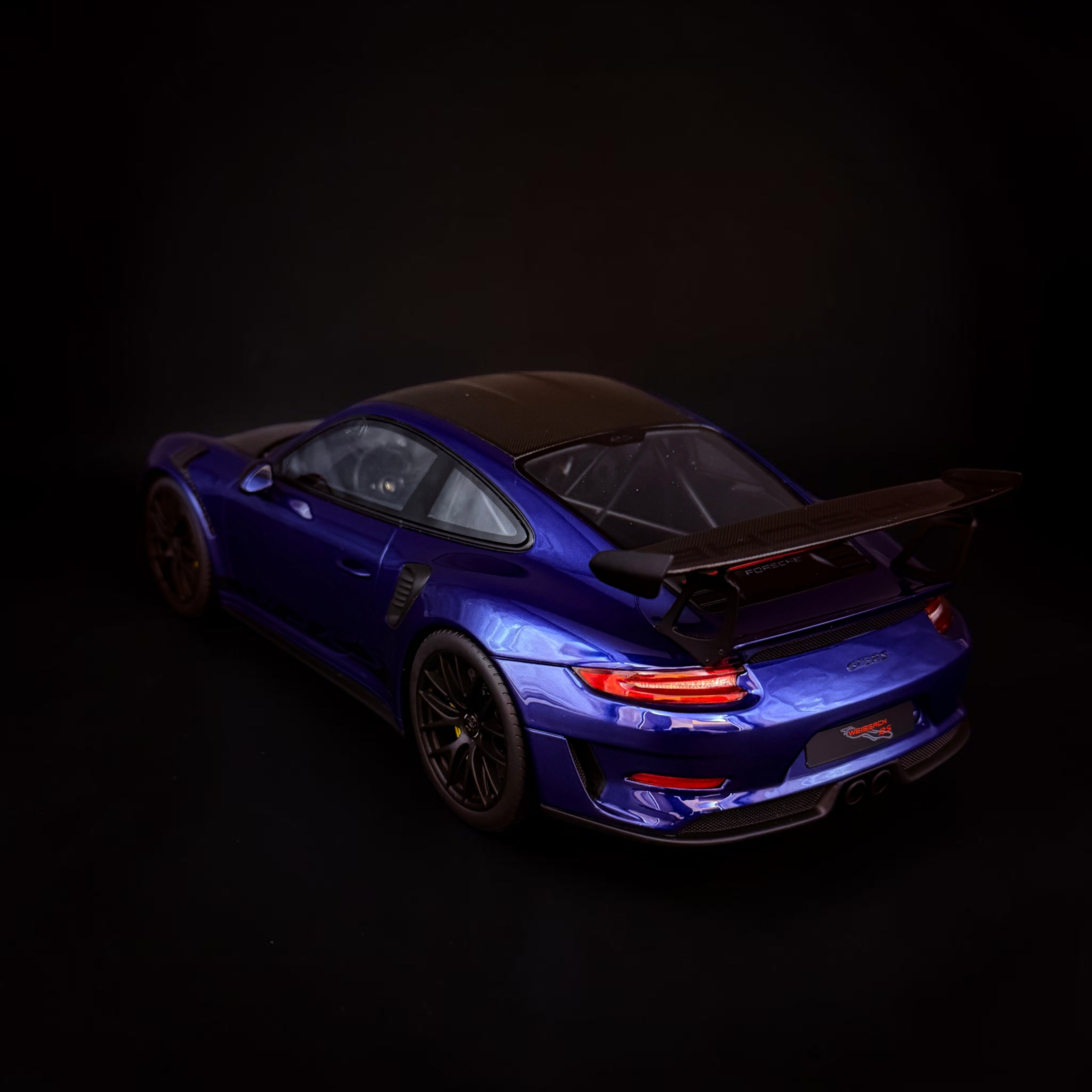 Porsche 911 (991 II) GT3 RS Weissach Paket 2018 San Marino blau 1/18