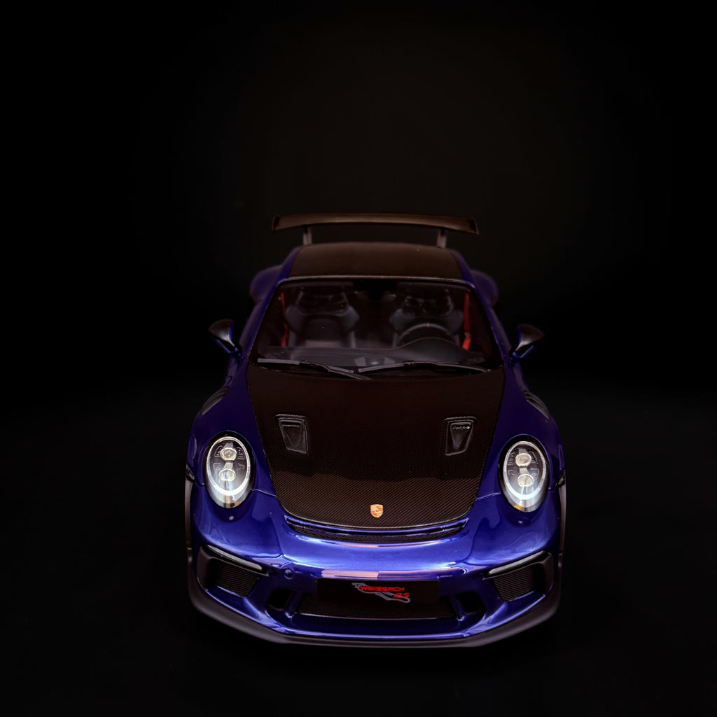 Porsche 911 (991 II) GT3 RS Weissach Paket 2018 San Marino blau 1/18