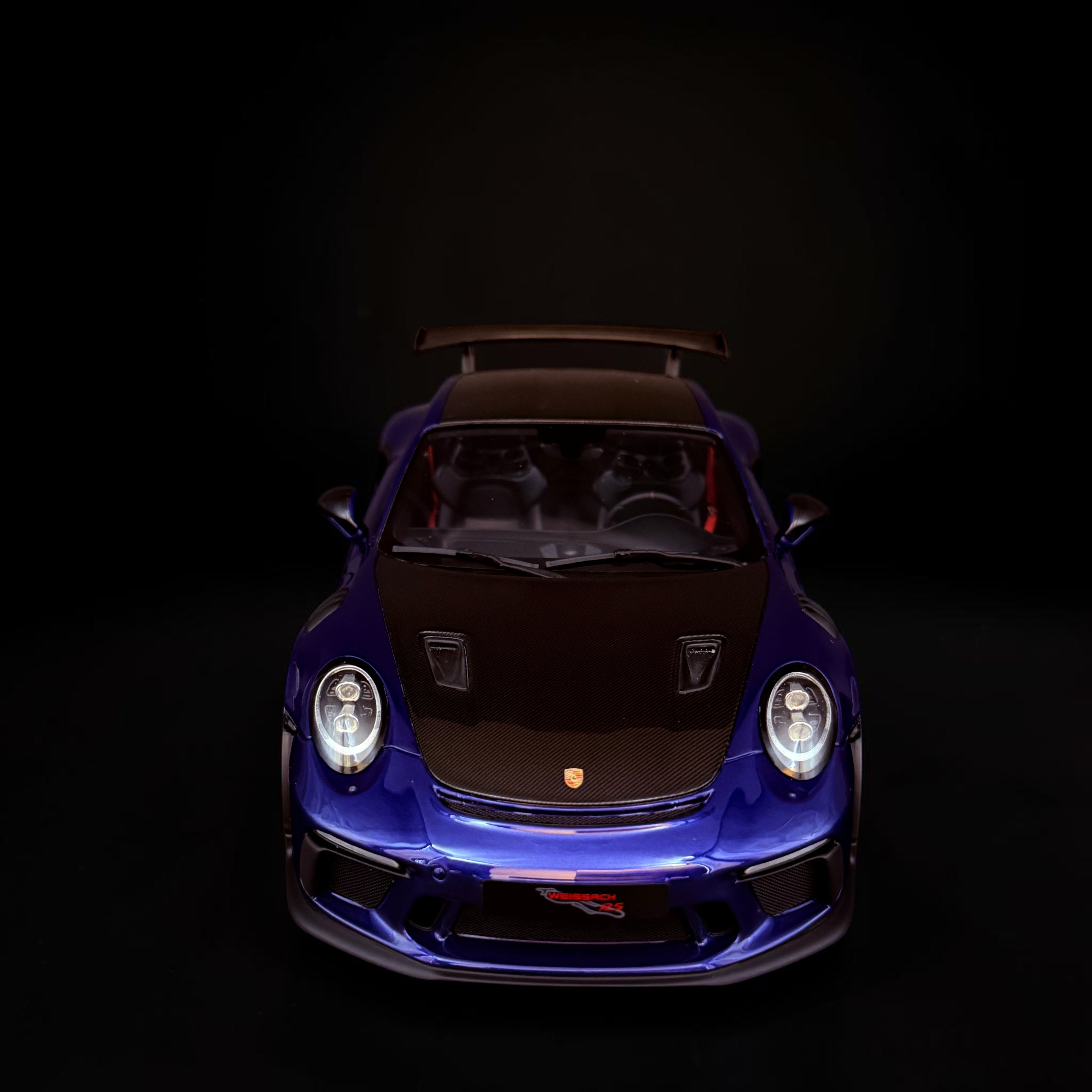 Porsche 911 (991 II) GT3 RS Weissach Paket 2018 San Marino blau 1/18