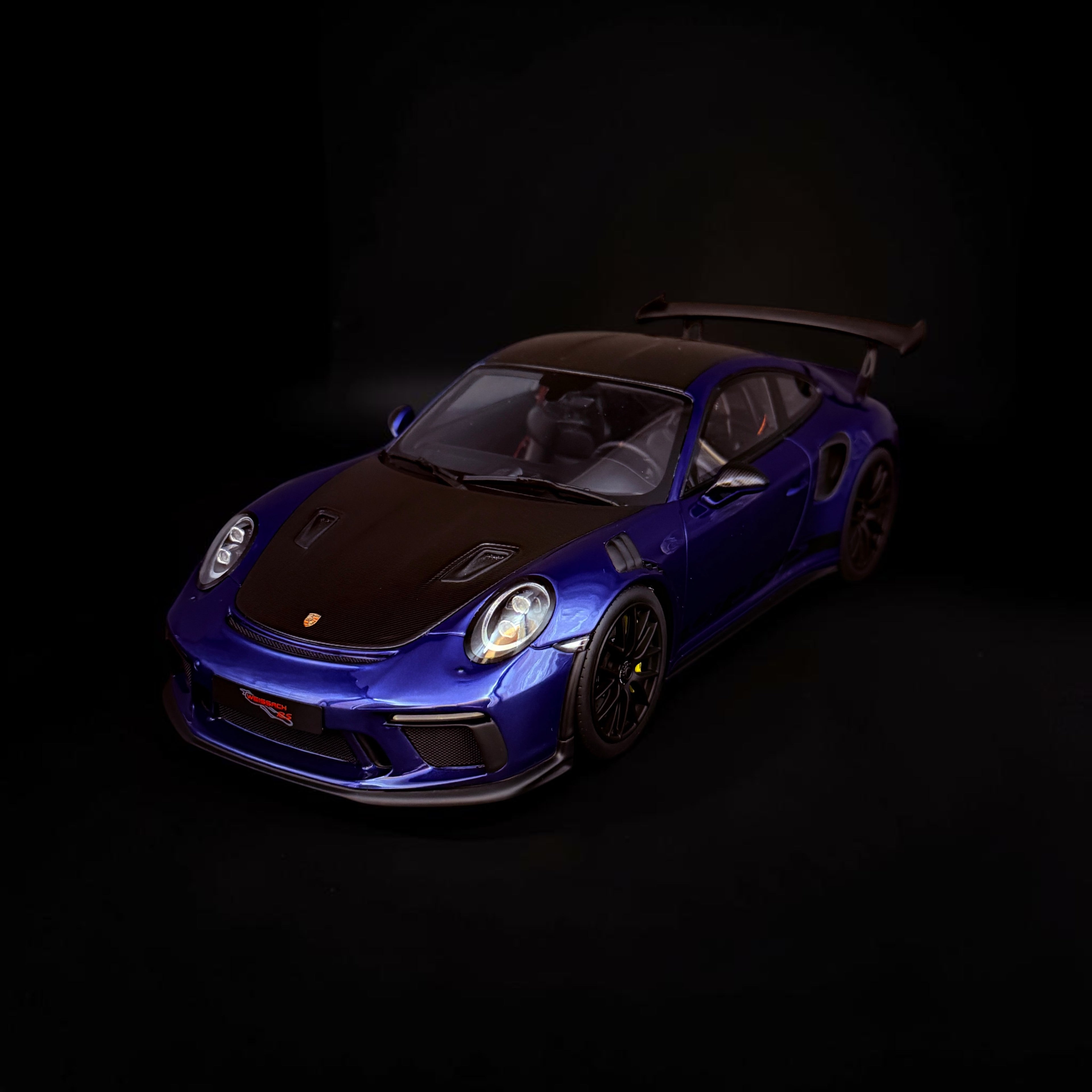Porsche 911 (991 II) GT3 RS Weissach Paket 2018 San Marino blau 1/18