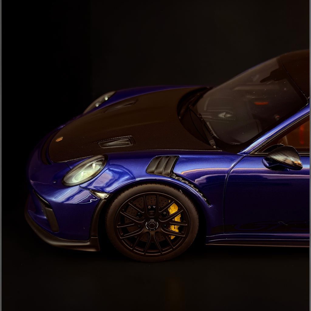Porsche 911 (991 II) GT3 RS Weissach Paket 2018 San Marino blau 1/18