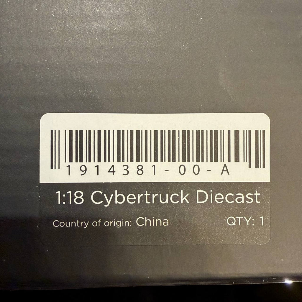 Tesla Cybertruck Offizielles Diecast-Modell 1:18