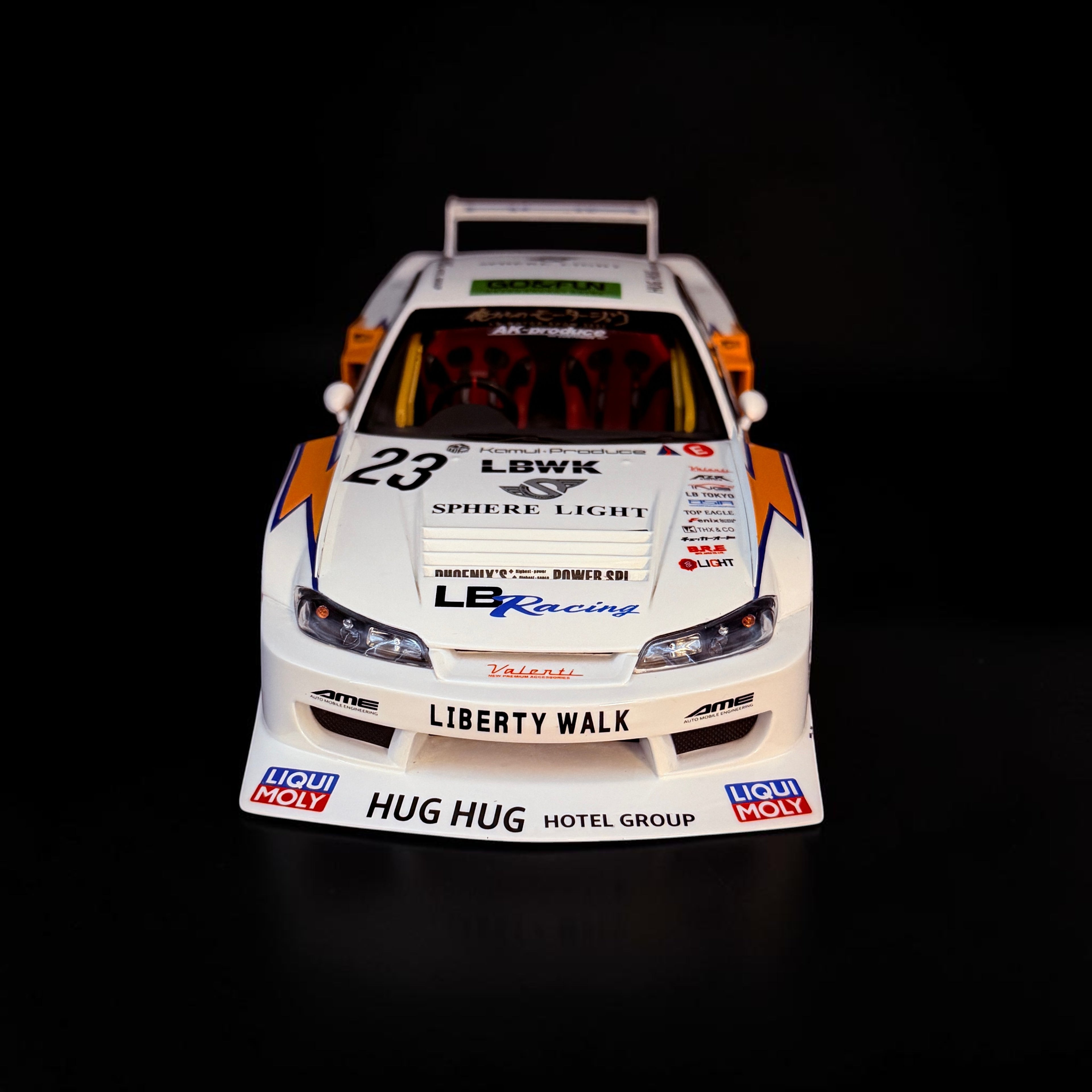 Nissan Silvia S15 LB Super Silhouette #23 Jahr 2021 weiß 1/18 GT-Spirit