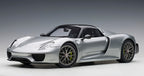 Porsche 918 Spyder 2013 – Silber Maßstab 1:12 von AUTOart