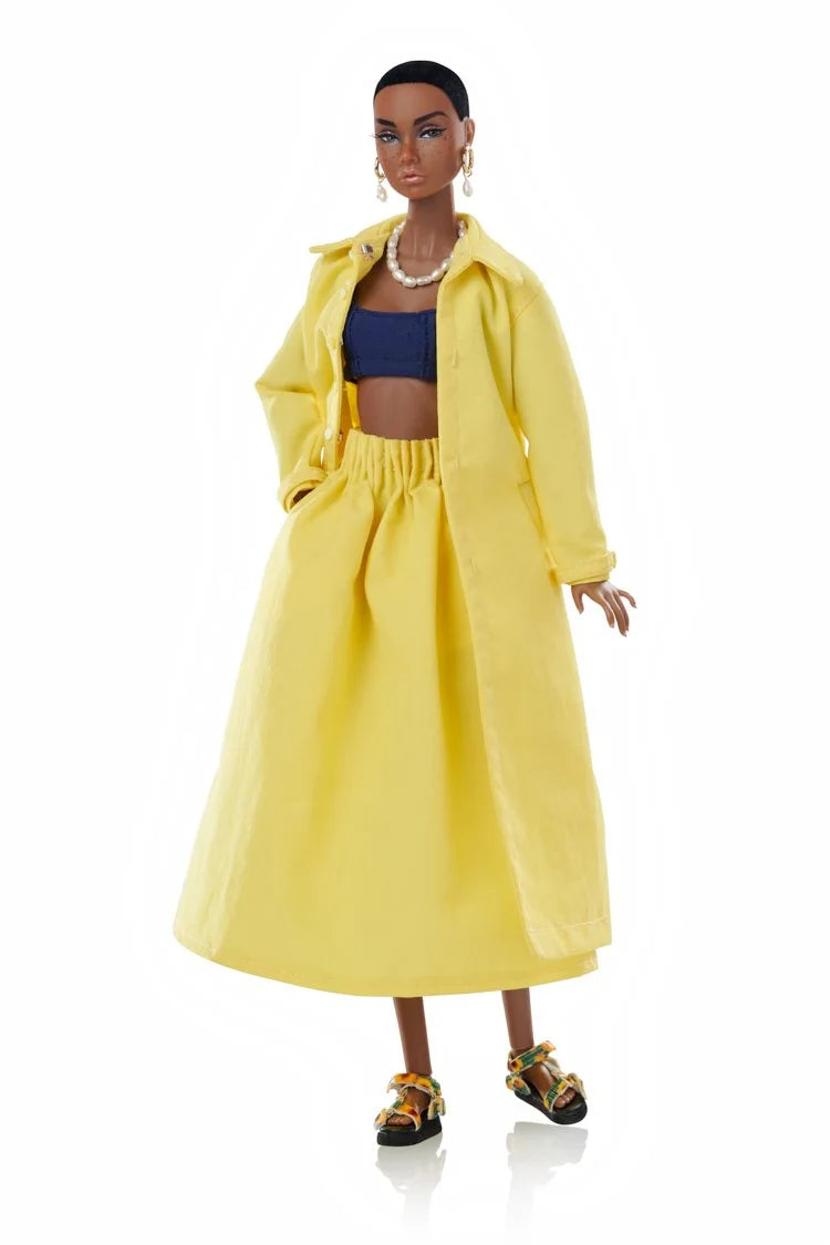 The Jason Wu Collection: Mohnblumen-Parker-Puppe in Gelb 2021