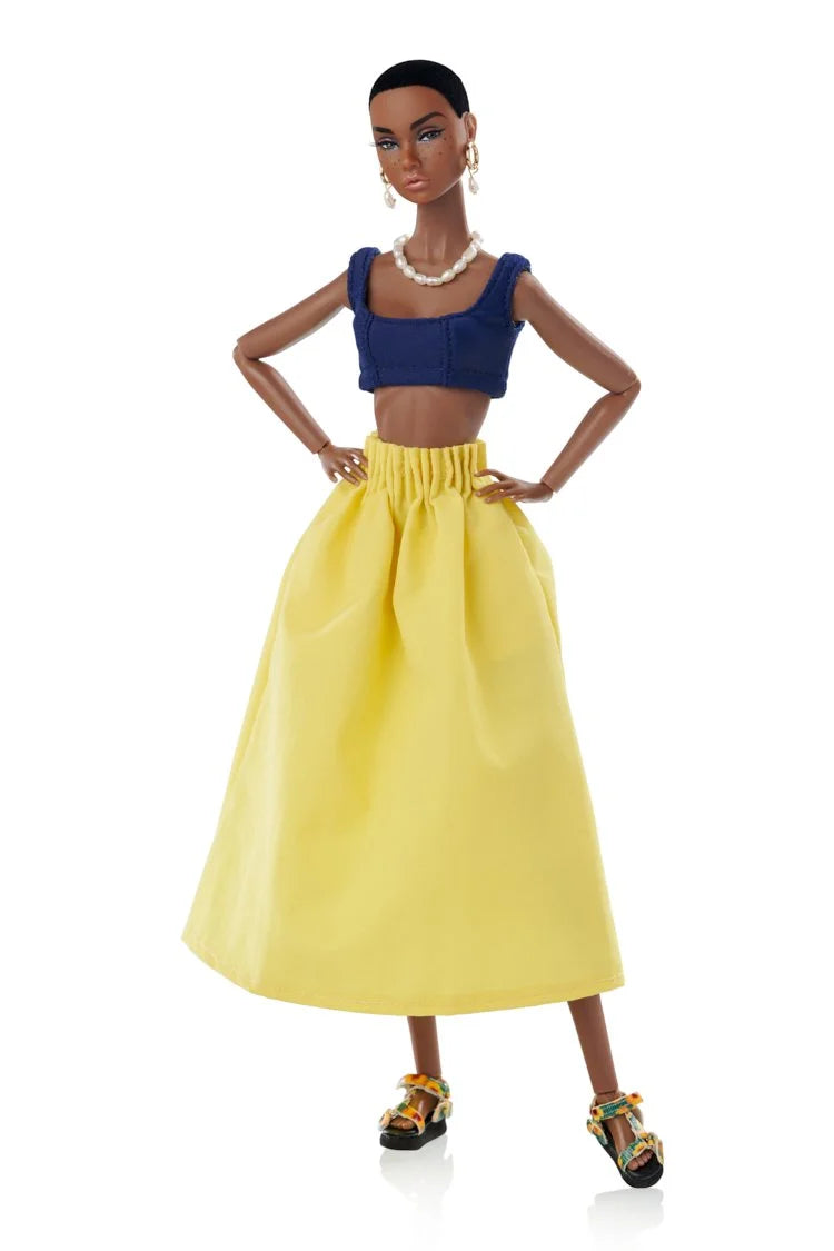 The Jason Wu Collection: Mohnblumen-Parker-Puppe in Gelb 2021