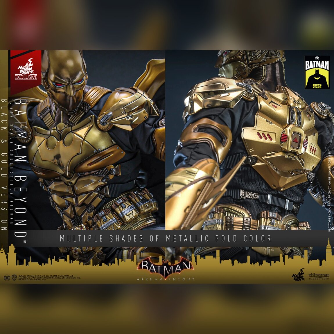 Hot Toys Arkham Knight Batman Beyond Black and Gold 1/6 figure – Hot Toys – view 13