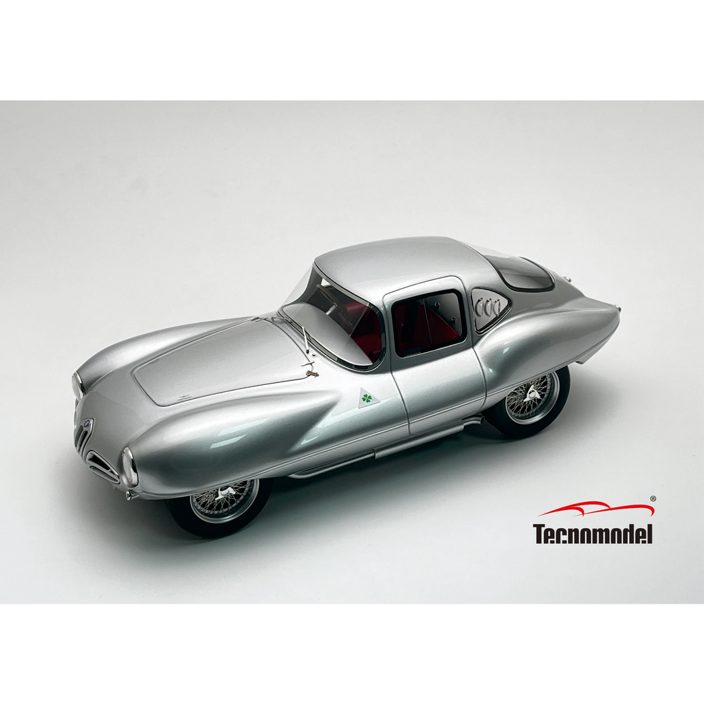 Alfa Romeo C52 Disco Volante Coupé 1953 – Metallic Silber Limitierte Auflage Maßstab 1:18