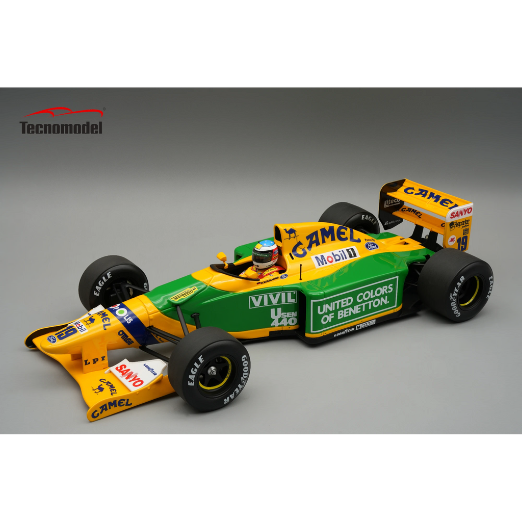 Benetton B192 – Sieger Großer Preis von Belgien 1992 #19 (Michael Schumacher) Fahrerversion Limitierte Edition Maßstab 1:18