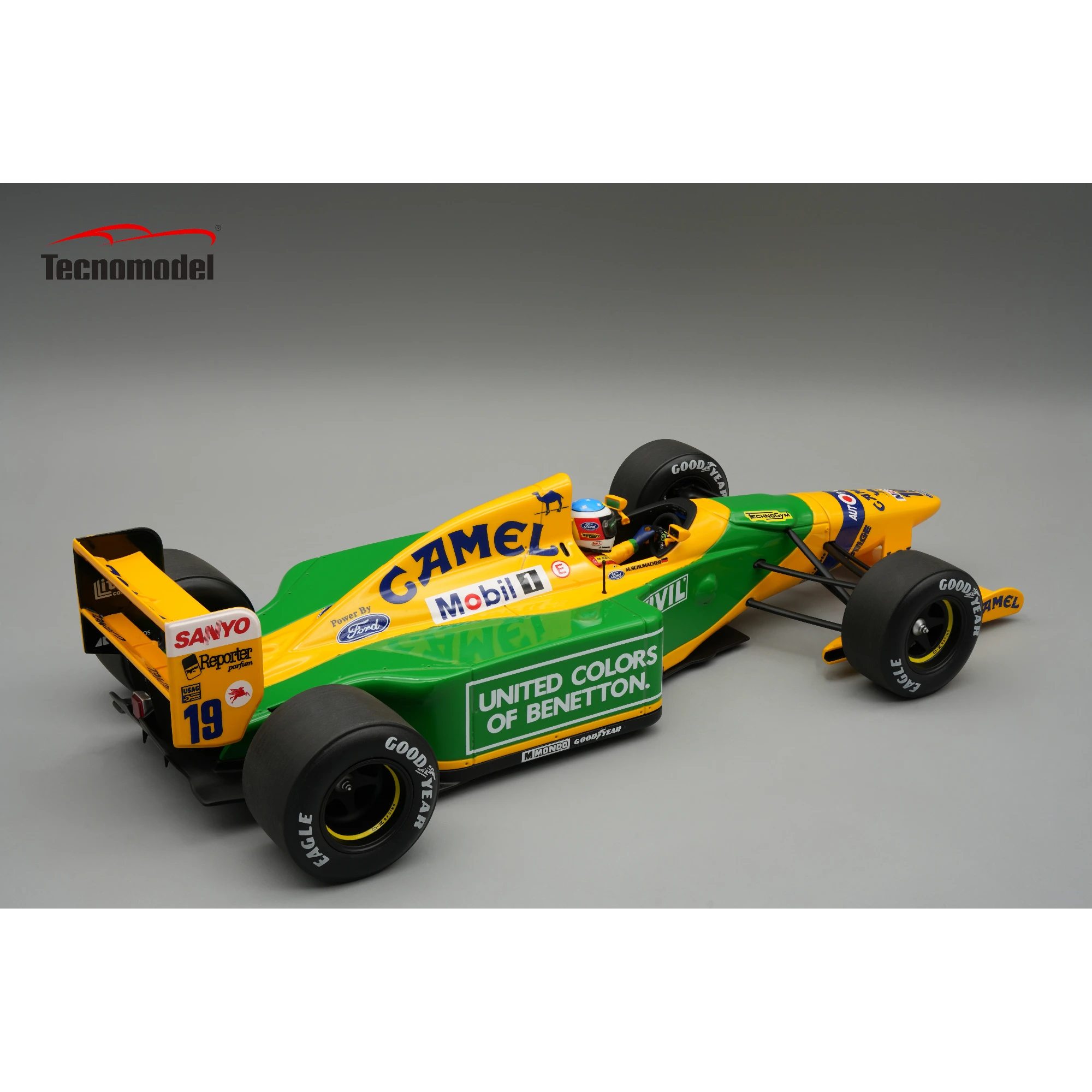 Benetton B192 – Sieger Großer Preis von Belgien 1992 #19 (Michael Schumacher) Fahrerversion Limitierte Edition Maßstab 1:18