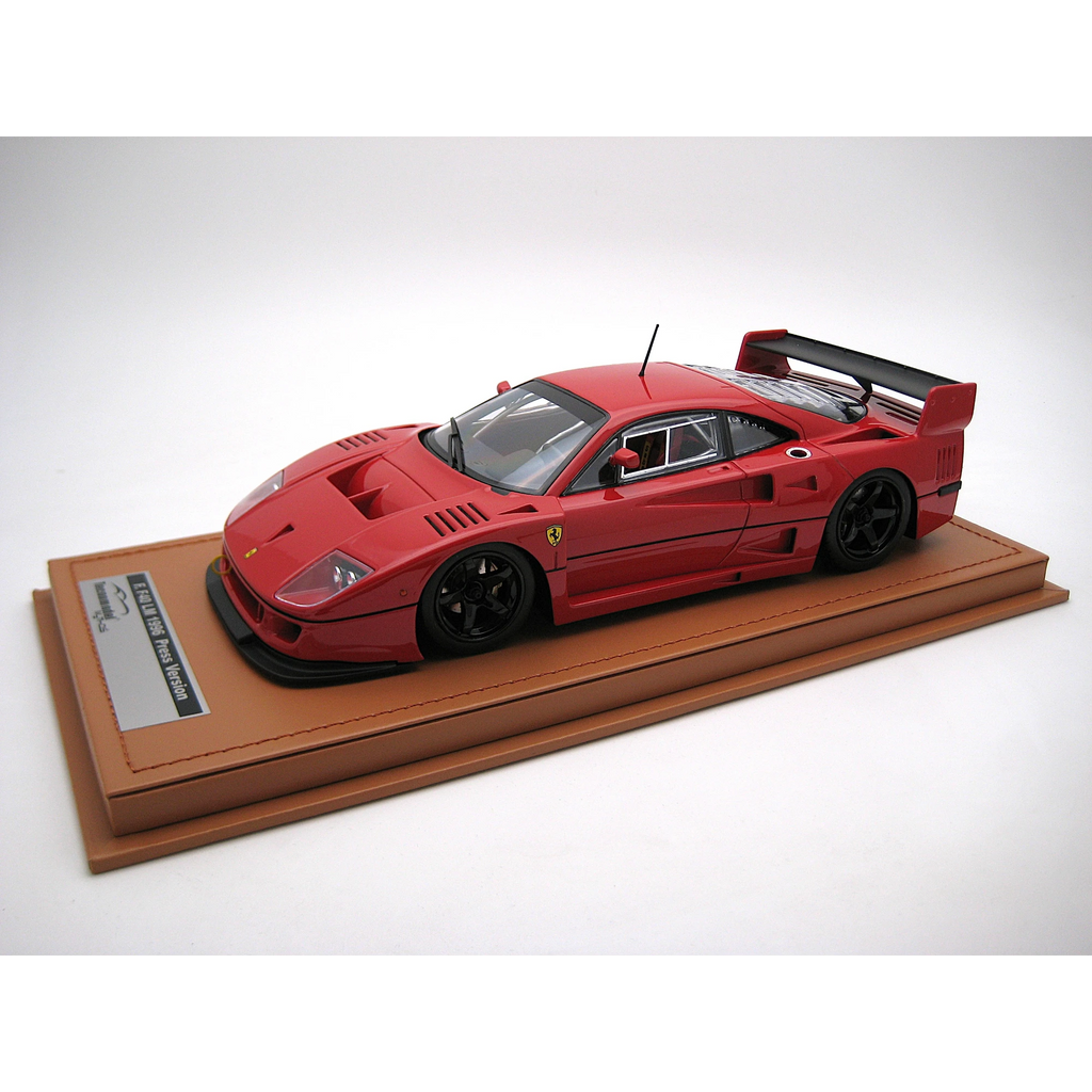 Ferrari F40 LM Press Version 1996 – Rot mit schwarzen Rädern, Limited Edition Maßstab 1:18