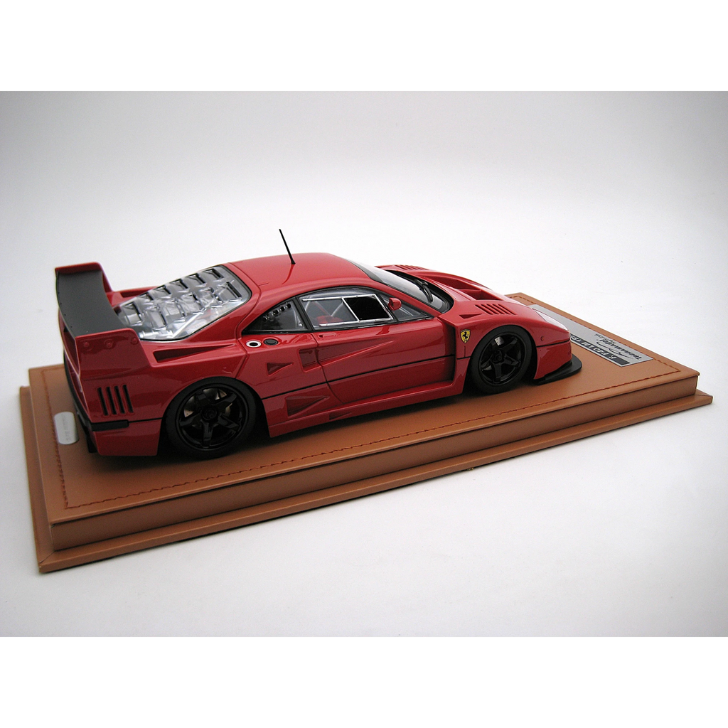 Ferrari F40 LM Press Version 1996 – Rot mit schwarzen Rädern, Limited Edition Maßstab 1:18