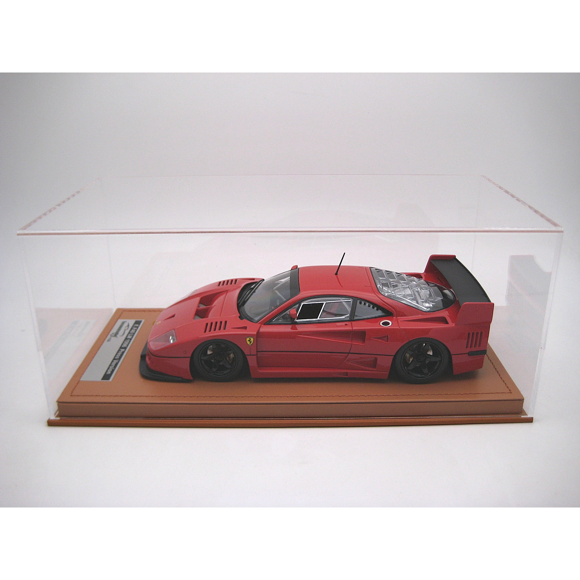 Ferrari F40 LM Press Version 1996 – Rot mit schwarzen Rädern, Limited Edition Maßstab 1:18