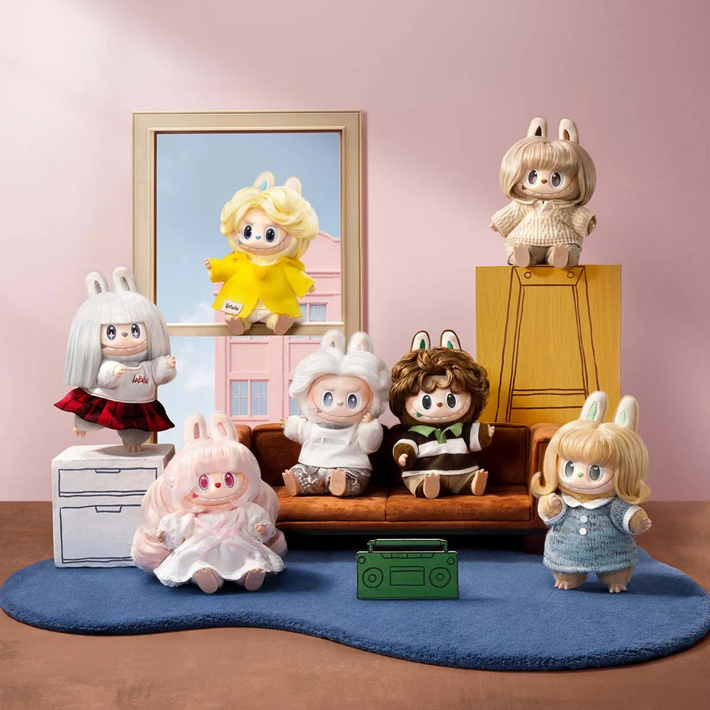 The Monsters × Hello Kitty and Friends Serie-Vinyl Plüsch Anhänger Blind Box