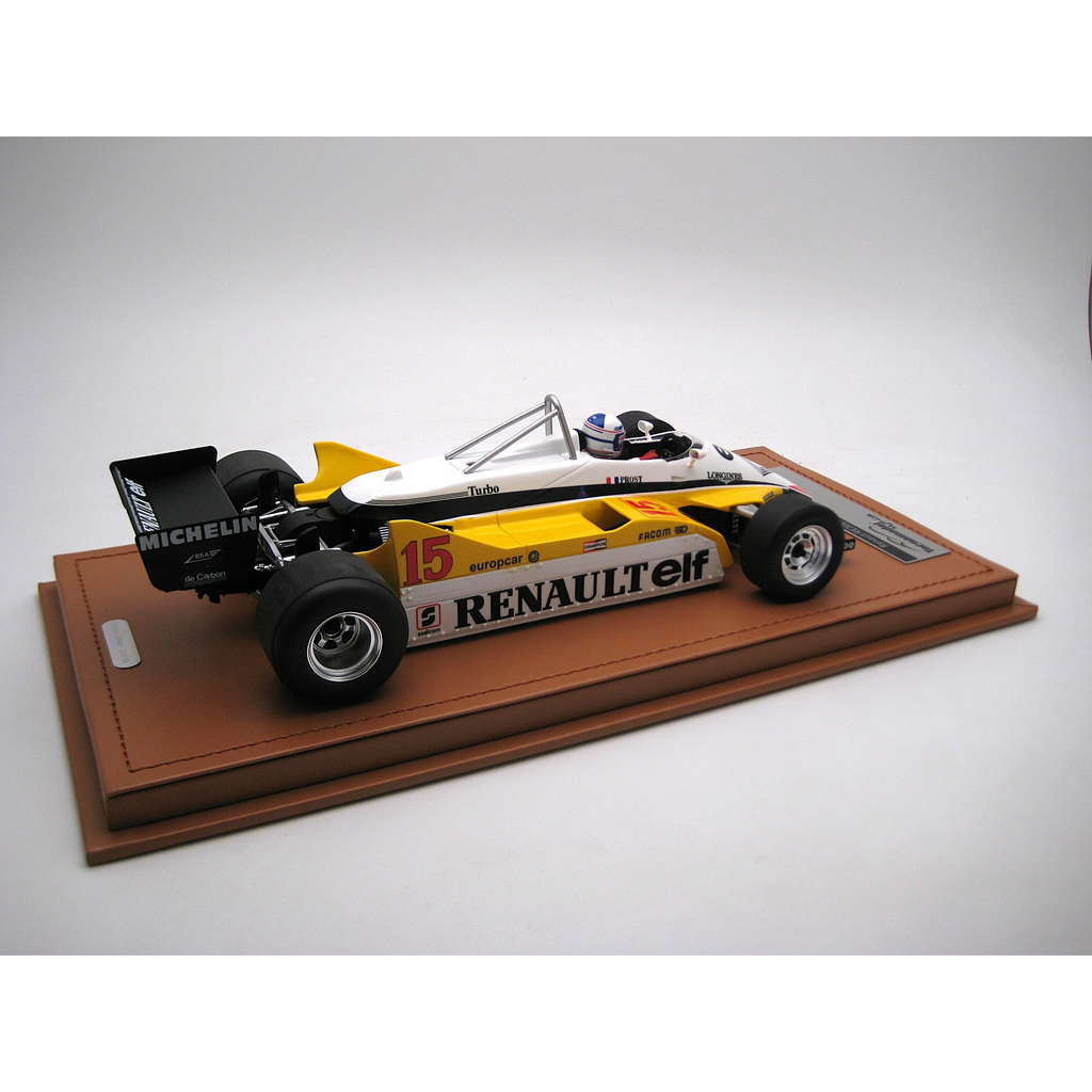 Renault RE30B V6 Turbo #15 – Sieger Formel 1 1982 (René Arnoux) Limitierte Auflage Maßstab 1:18