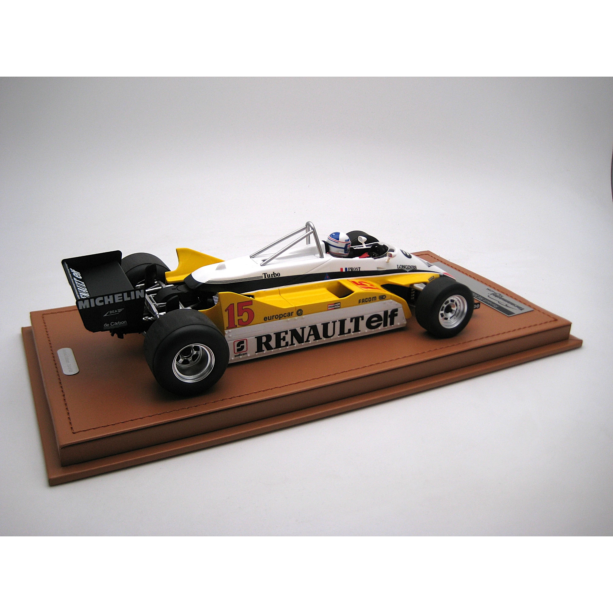 Renault RE30B V6 Turbo #15 – Sieger Formel 1 1982 (René Arnoux) Limitierte Auflage Maßstab 1:18