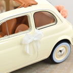 Fiat 500L 1968 Beige Hochzeitsgeschenk 1/18 Just Married