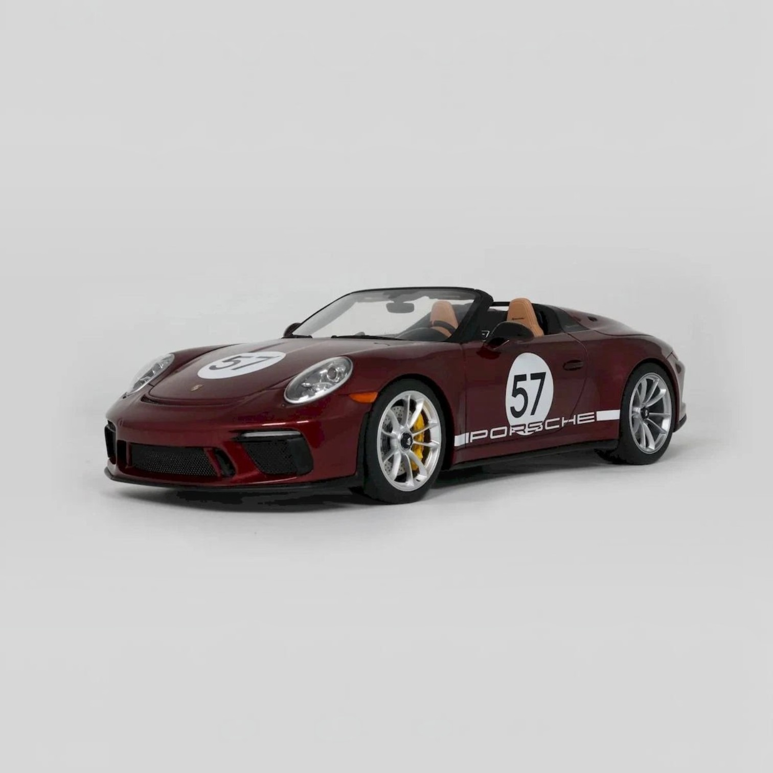 Porsche 911 Speedster (991.2) #57 Heritage Design Edition 2019 – Rojo Escala 1:18 de GT Spirit
