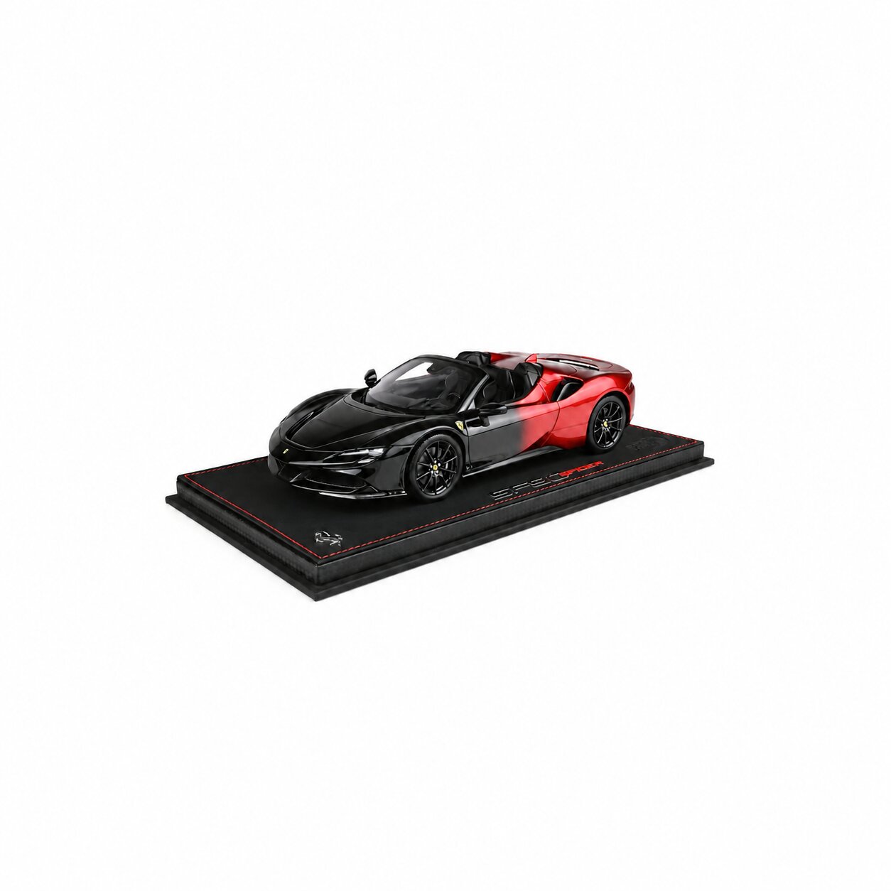 Ferrari SF90 Spider – Rosso Magma Edición Limitada (90 unidades) con Vitrina Escala 1:18 de BBR Models