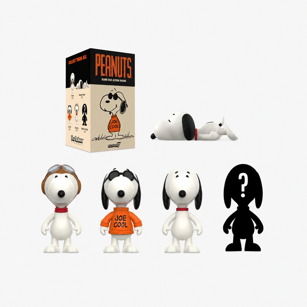 Peanuts: Reaction Blind Box Wv6 - So Many Snoopies! Super7 Blind Box – Super7 – view 2