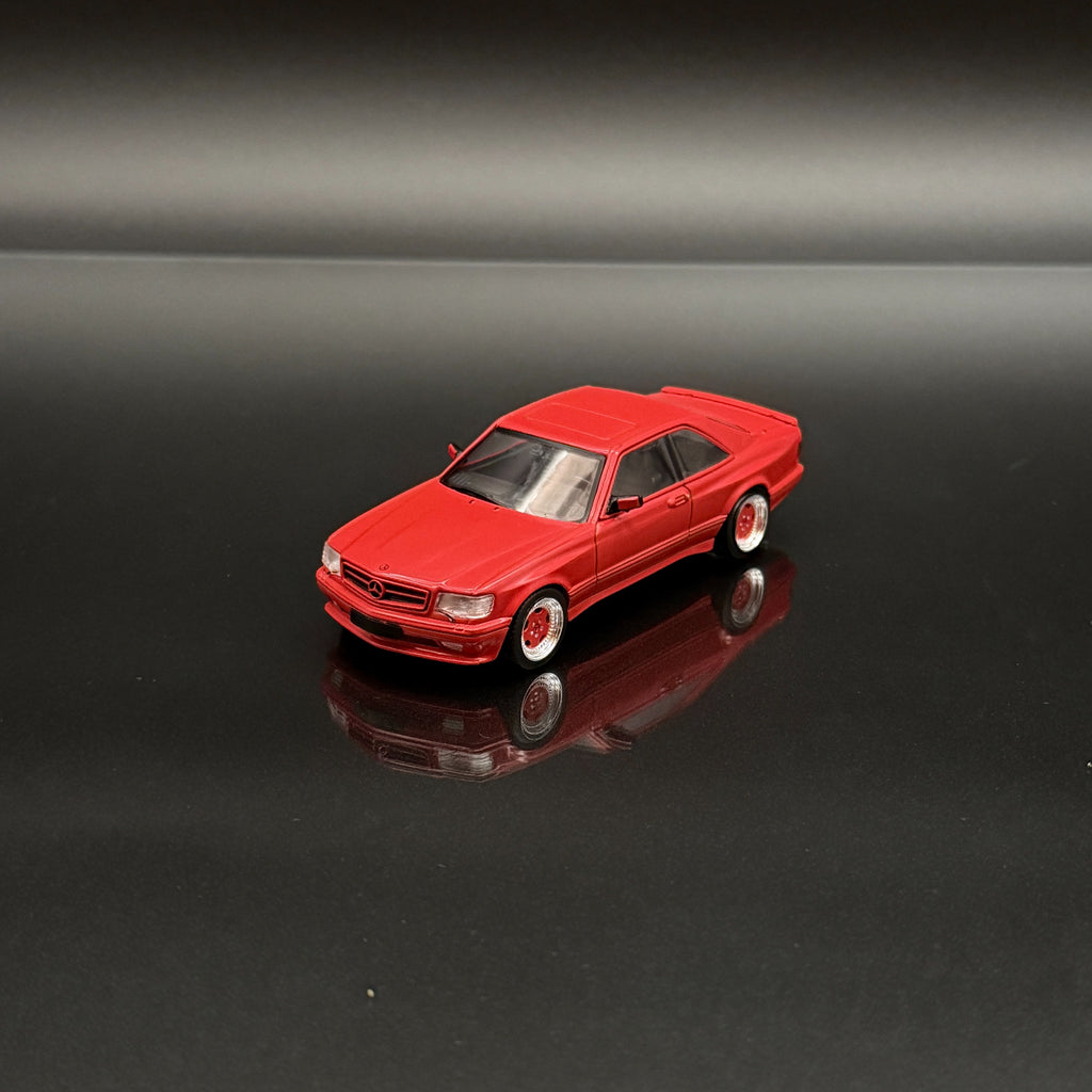 梅赛德斯-奔驰 560 SEC AMG 宽体 1990 信号红 1:43 经典轿跑模型