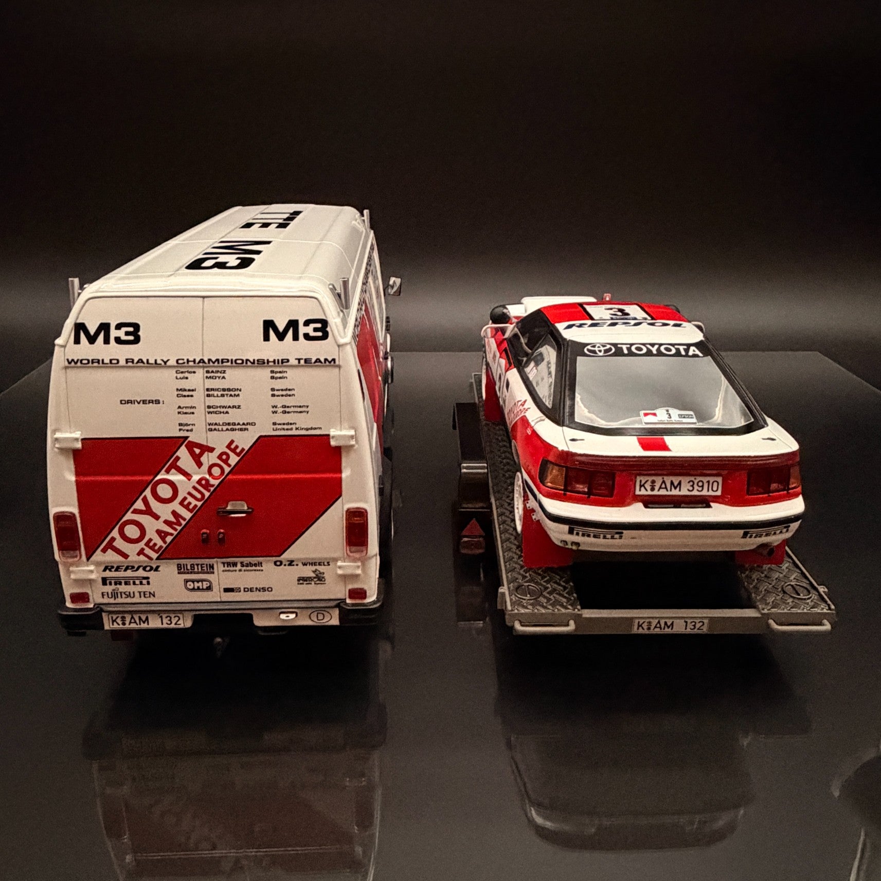 Toyota Rally Pack RAC Safari 1990 White 1:18 OTTO OT480 Classic Rally Model