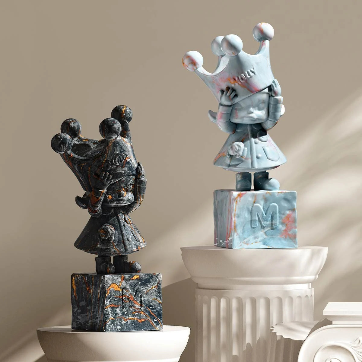 MOLLY Jubiläumsstatuen Klassische Retro 2er-Serie Figuren Blind Box