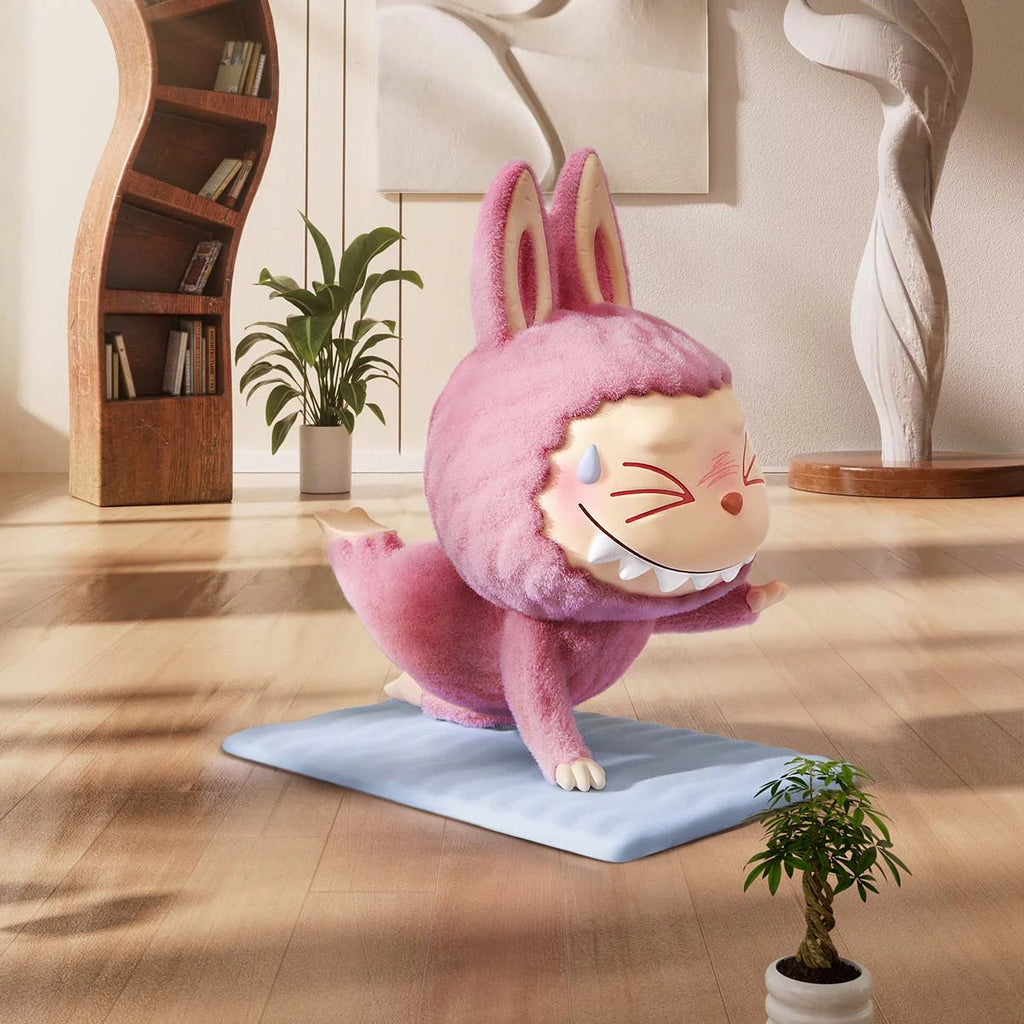 THE MONSTERS Labubu Lazy Yoga Series Mystery Vinyl Figure Blind Box by POP MART
