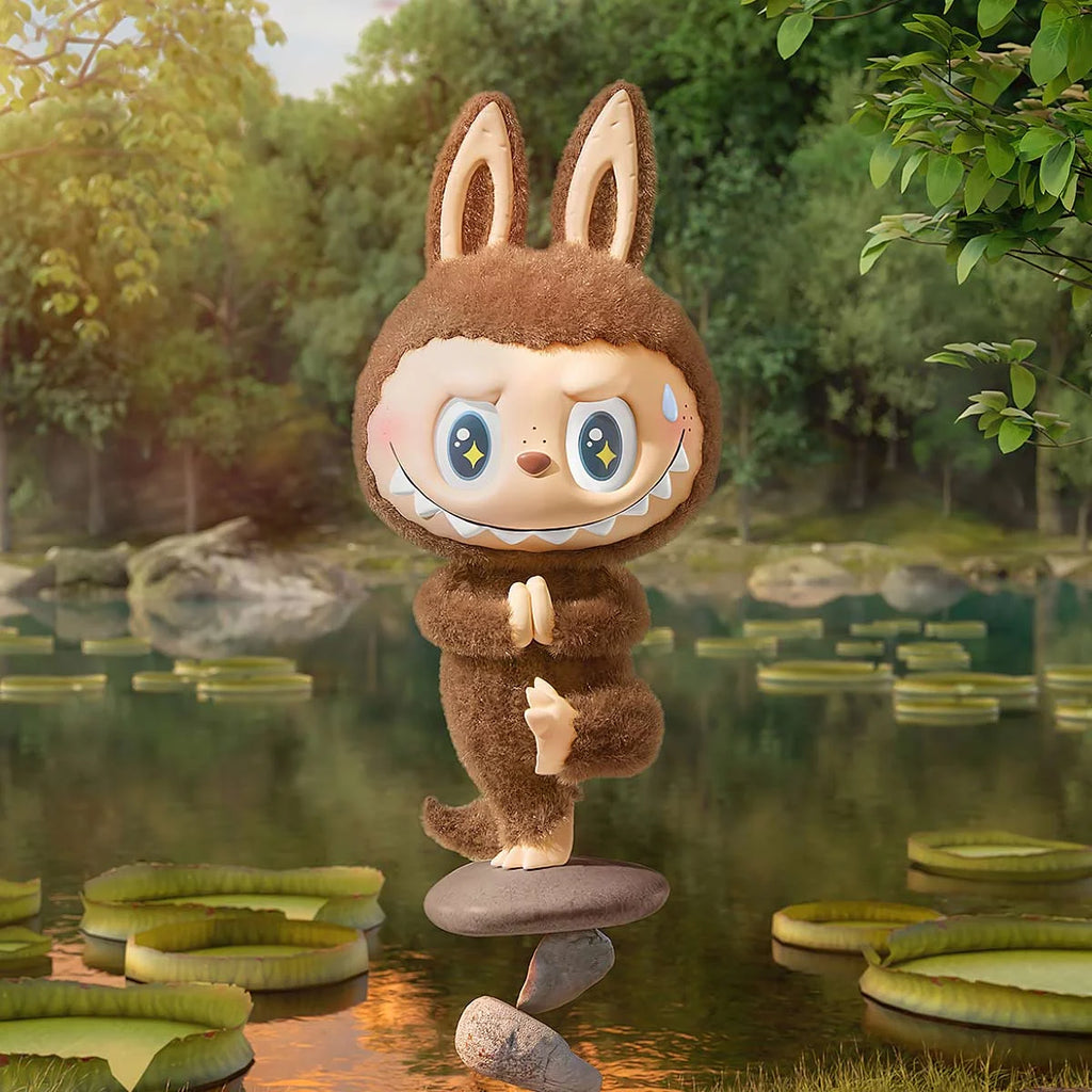 THE MONSTERS Labubu Lazy Yoga Series Mystery Vinyl Figure Blind Box by POP MART