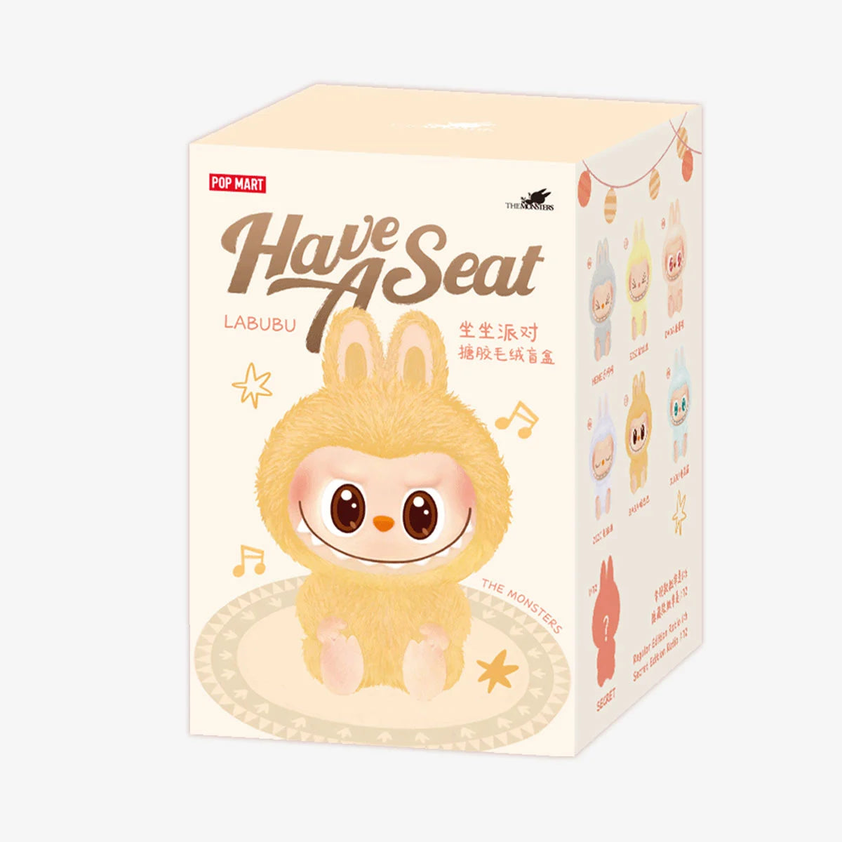 POP-MART Labubu The Monsters - Have A Seat Vinyl Plüsch Blind Box