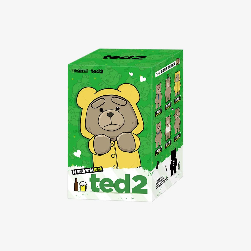 POP MART Ted2 Teddybär Action Plüsch Anhänger Serie Blind Box