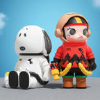 MEGA SPACE MOLLY 100% Charlie Brown & Snoopy Collectible Figures set by POP MART