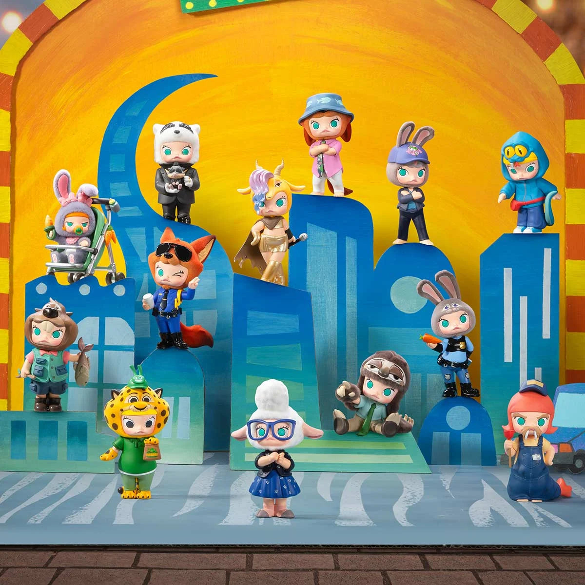 Disney Zootopia × MOLLY Animals 2 Series Mystery Figure Blind Box by POP MART
