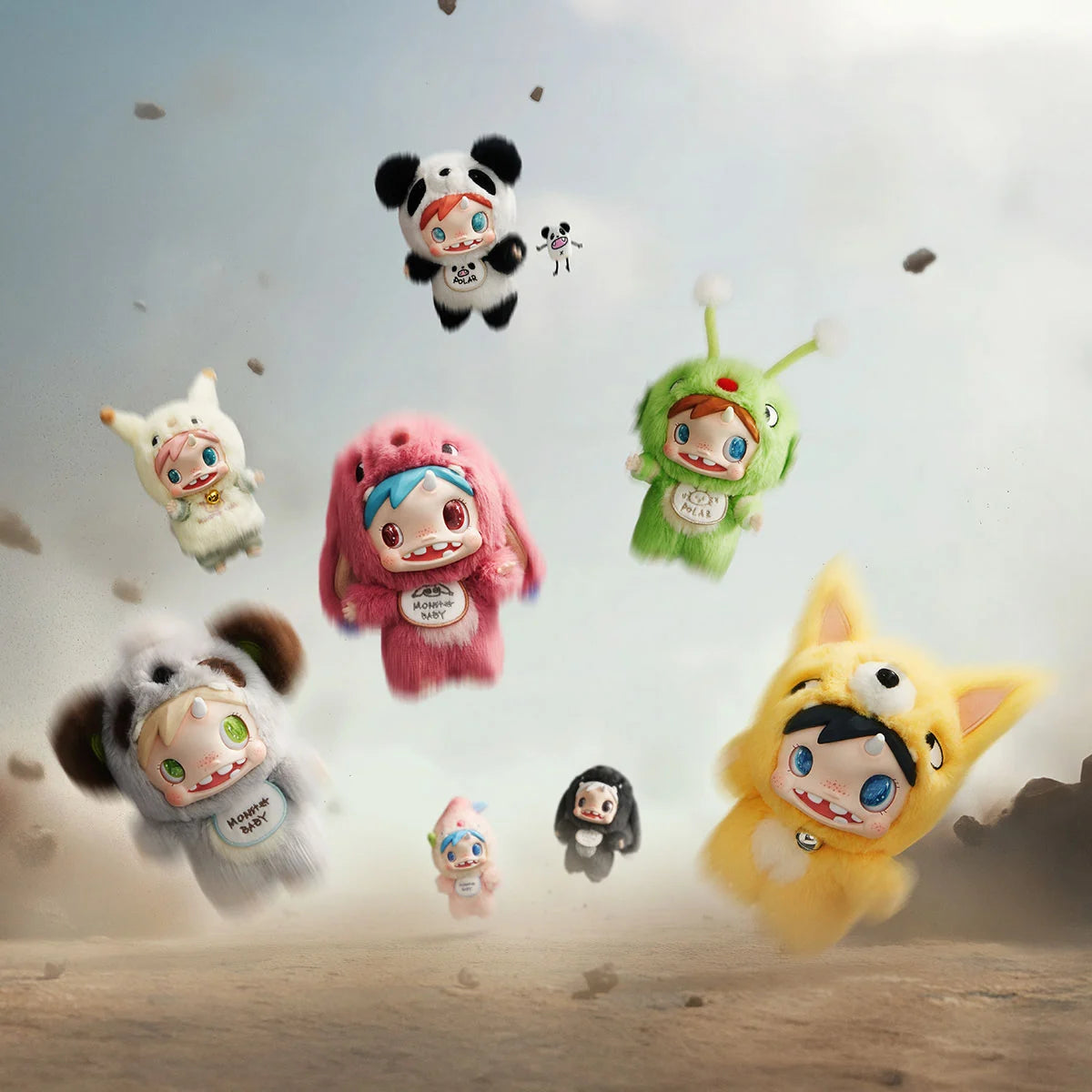 POLAR-Monster Baby Collection Serie Plüsch-Anhänger Blind Box