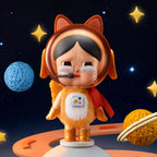 CRYBABY Space Cat Figur Orange