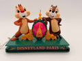Disney Chip and Dale on top of the Disneyland Paris Sign Figure