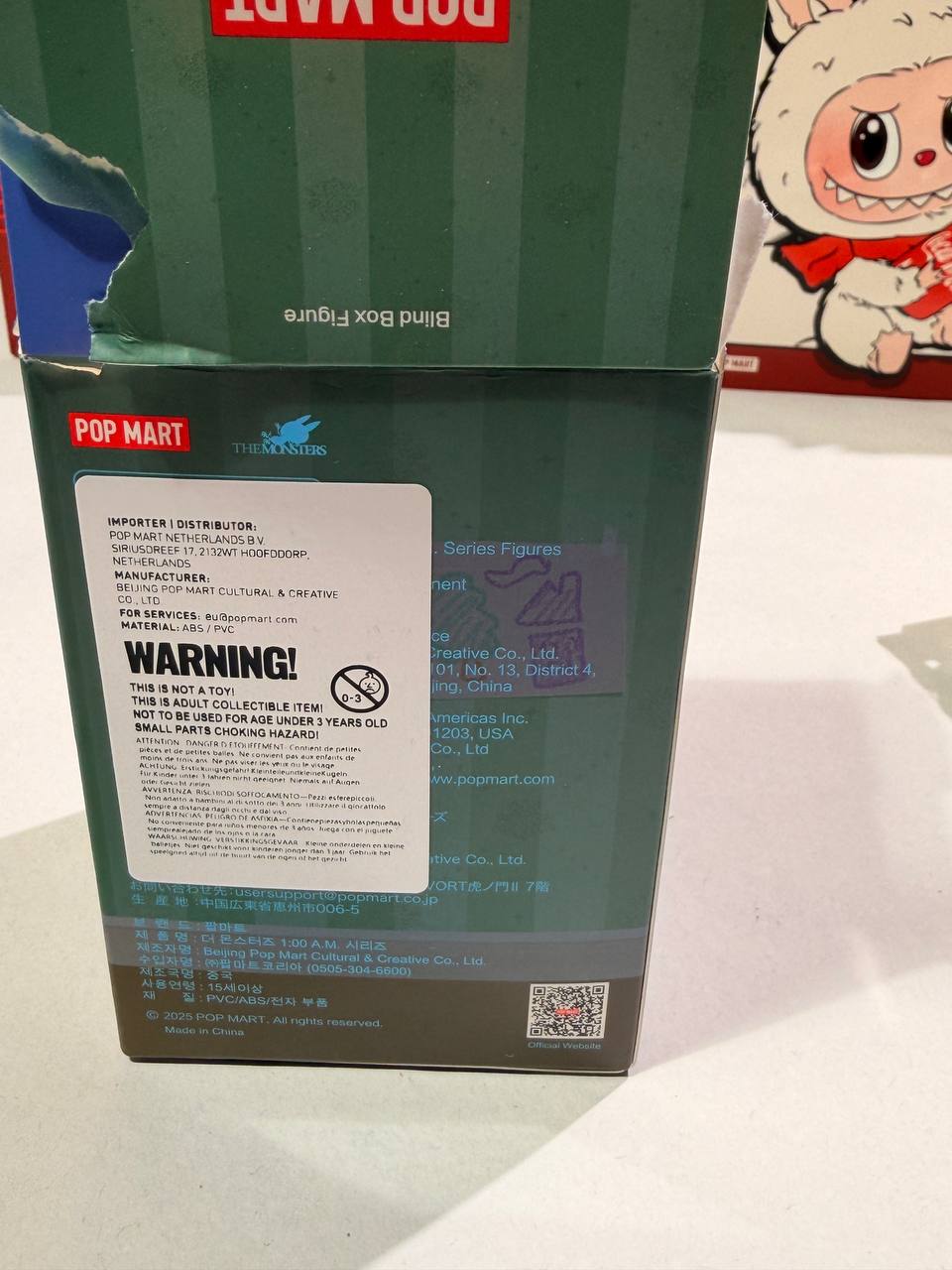 POP MART THE MONSTERS LABUBU – 1:00 A.M. Series (Scary Time)