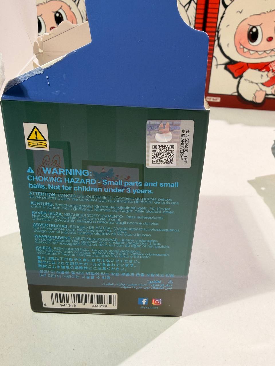 POP MART THE MONSTERS LABUBU – 1:00 A.M. Series (Scary Time)