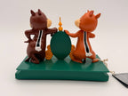 Disney Chip and Dale on top of the Disneyland Paris Sign Figure