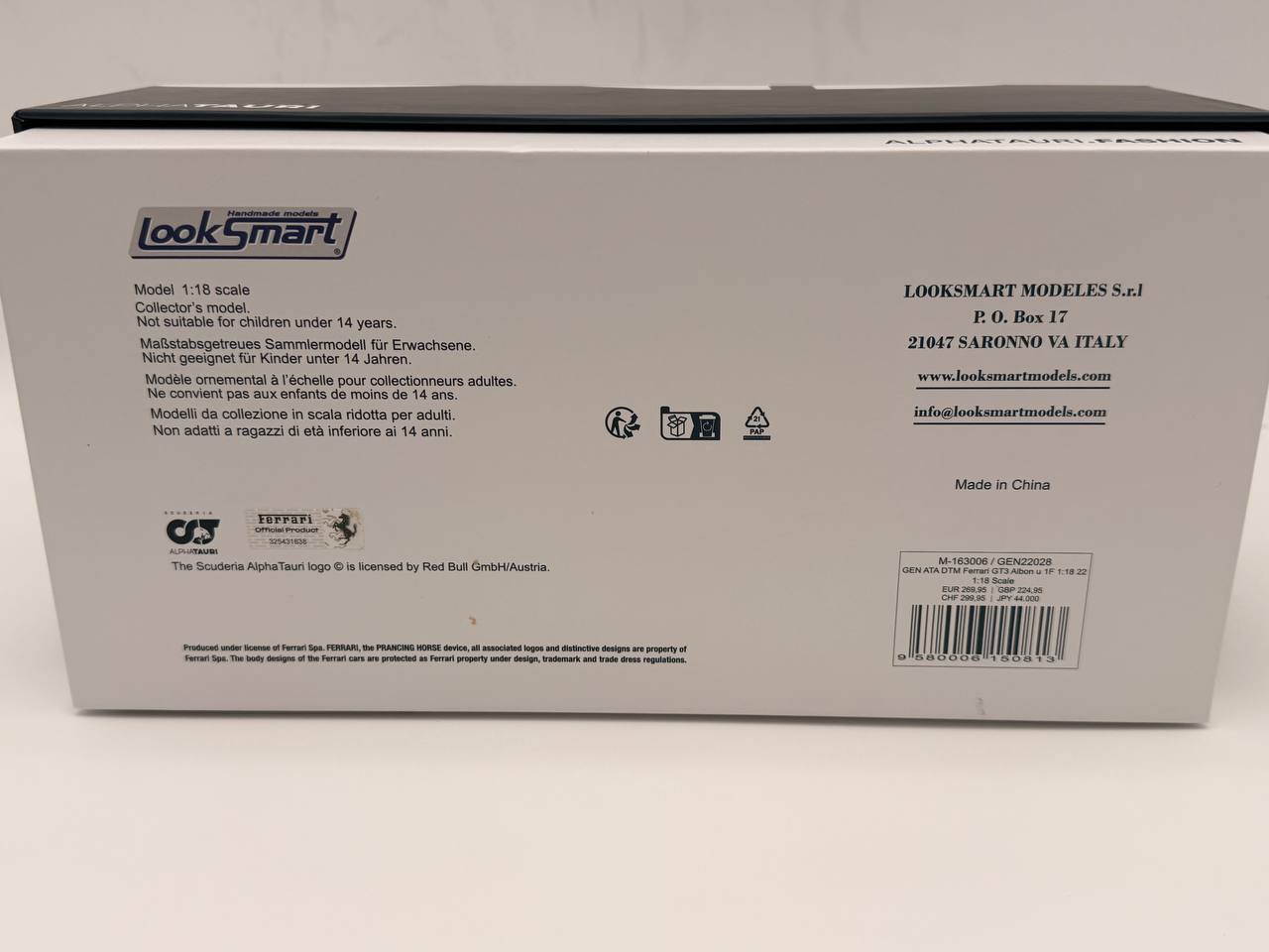 Ferrari 488 GT3 Race - AlphaTauri AF Corse #23 DTM 2021 / LOOKSMART MODELES 1/18